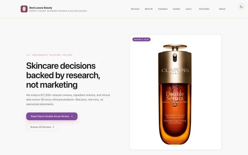 Best Luxury Beauty — luxury skincare reviews