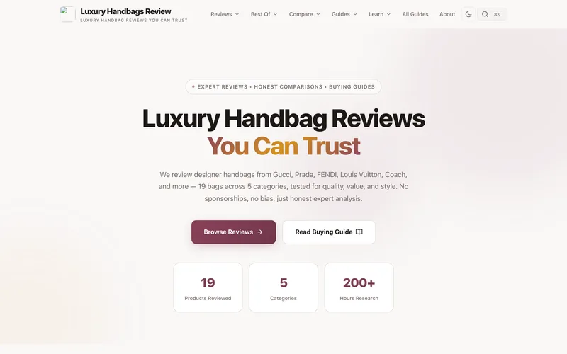 Luxury Handbags Review