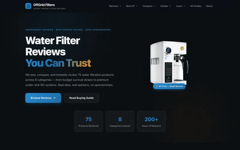 Off-Grid Filters — water filter reviews